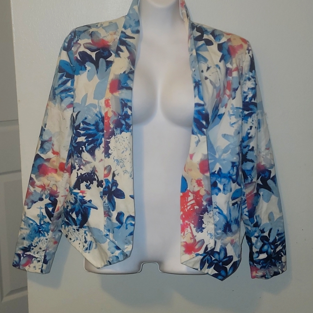 Floral blazer